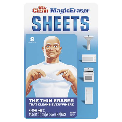 Matic eraser sheets